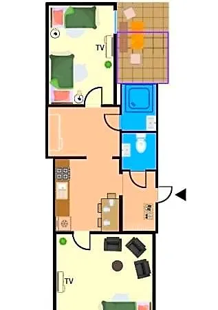 Aparthotel Gemuetliche Unterkuenfte Fuer Laengeren Aufenthalt Und Monteure Inkl Balkon, Waschmaschine, Wifi, Kueche Und Parkplatz 3*