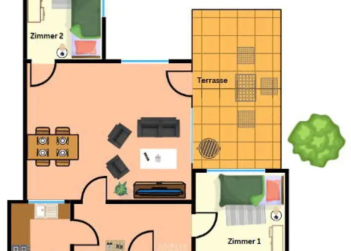 Gemuetliche Unterkuenfte Fuer Laengeren Aufenthalt Und Monteure Inkl Balkon, Waschmaschine, Wifi, Kueche Und Parkplatz